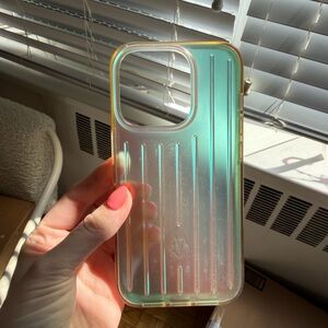 RIMOWA iridescent iphone 14 pro case